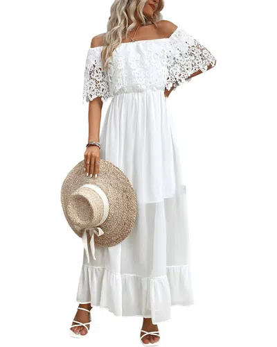 Camila Blanco Maxi Dress In White