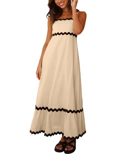 Camila Blanco Maxi Dress In Neutral
