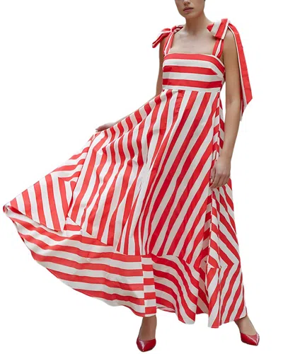 Camila Blanco Maxi Dress In Multi