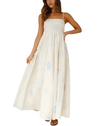 Camila Blanco Maxi Dress In White