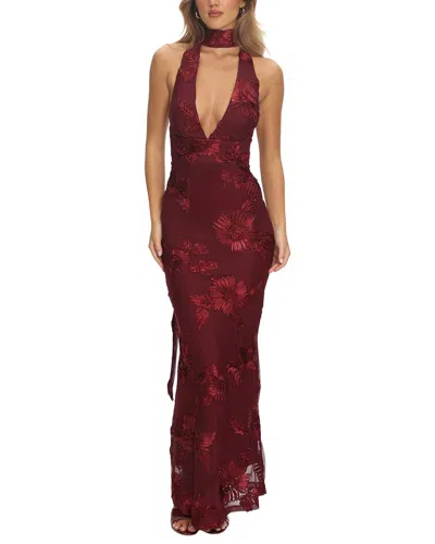 Camila Blanco Maxi Dress In Brown