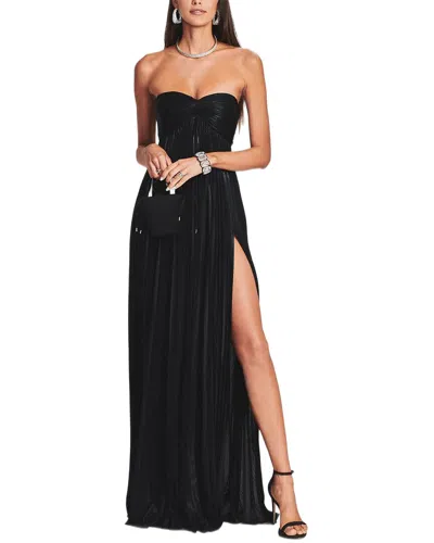 Camila Blanco Maxi Dress In Black