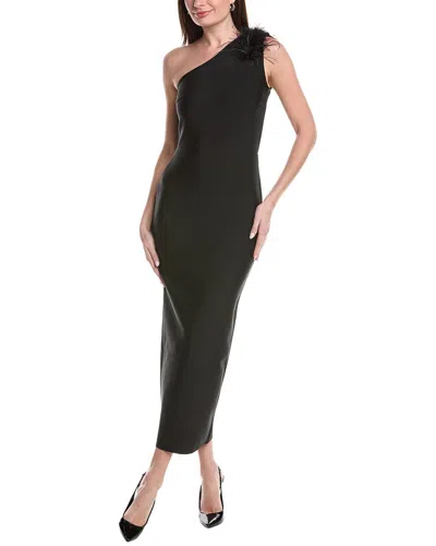 Camila Blanco Maxi Dress In Black