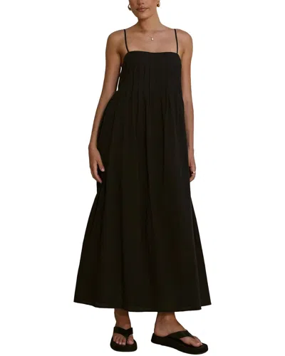 Camila Blanco Maxi Dress In Black