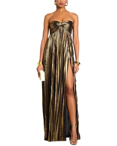 Camila Blanco Maxi Dress In Brown