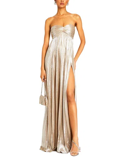 Camila Blanco Maxi Dress In Brown