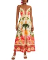 Camila Blanco Maxi Dress In Multi