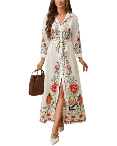 Camila Blanco Maxi Dress In White