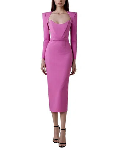 Camila Blanco Midi Dress In Multi