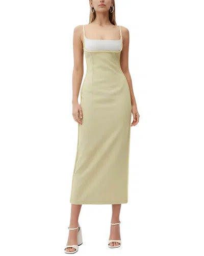 Camila Blanco Midi Dress In Green