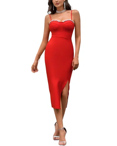 CAMILA BLANCO MIDI DRESS