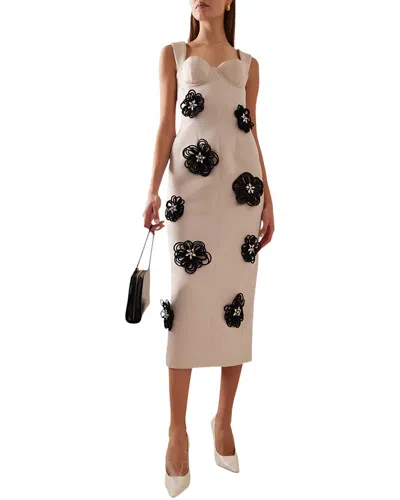 CAMILA BLANCO MIDI DRESS