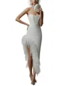 Camila Blanco Midi Dress In White