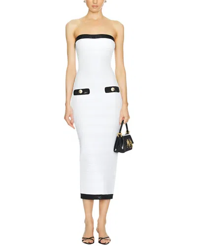 Camila Blanco Midi Dress In White