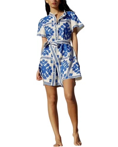 Camila Blanco Mini Dress In Blue