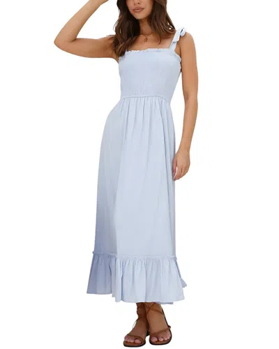Camila Blanco Mini Dress In Blue