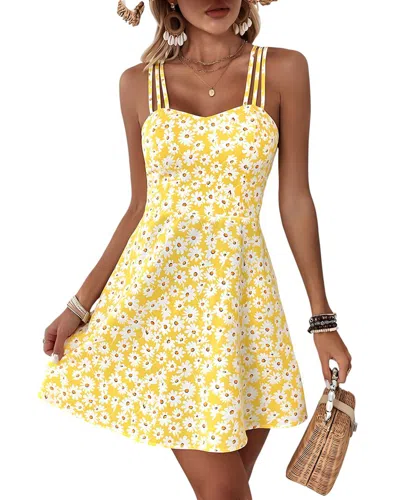 Camila Blanco Mini Dress In Yellow