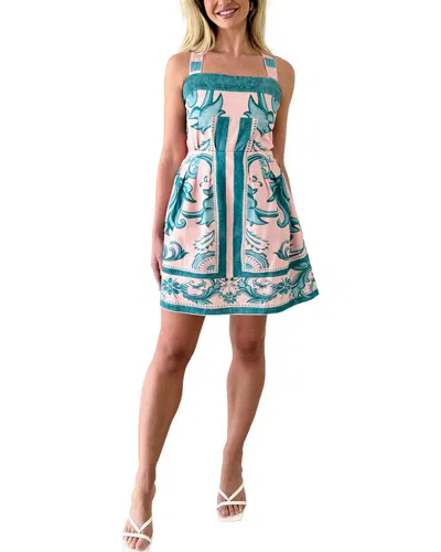 Camila Blanco Mini Dress In Blue