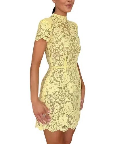 Camila Blanco Mini Dress In Yellow