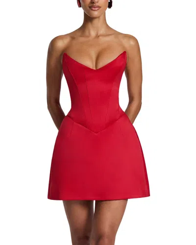 Camila Blanco Mini Dress In Red