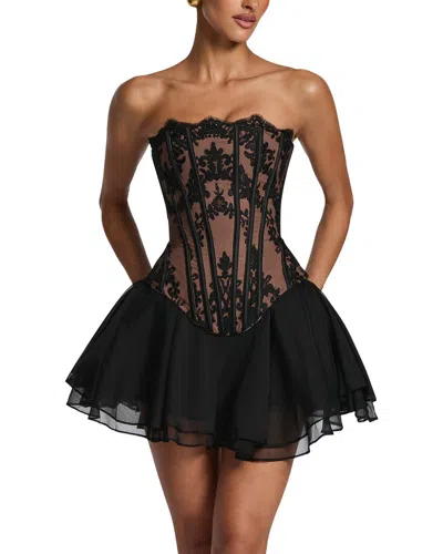 Camila Blanco Mini Dress In Black