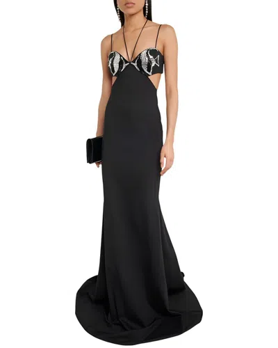 Camila Blanco Mini Dress In Black