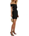 Camila Blanco Mini Dress In Black