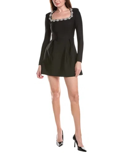 Camila Blanco Mini Dress In Black