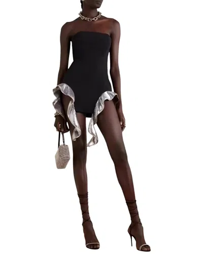 Camila Blanco Mini Dress In Black