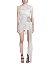 Camila Blanco Mini Dress In Gray