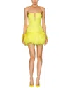 Camila Blanco Mini Dress In Green
