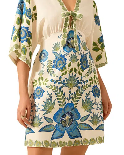 Camila Blanco Mini Dress In Multi