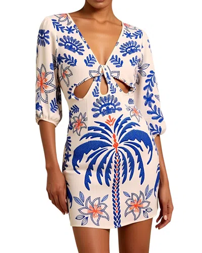 Camila Blanco Mini Dress In Multi