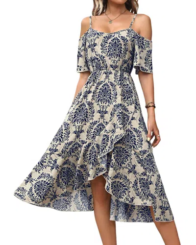 Camila Blanco Mini Dress In Multi