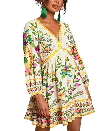 Camila Blanco Mini Dress In Yellow