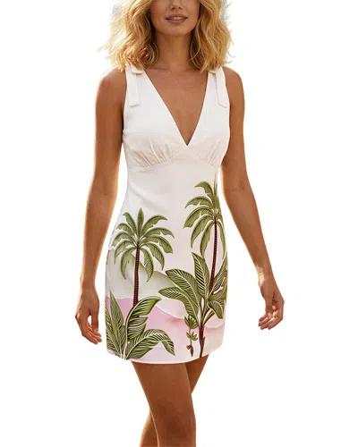 Camila Blanco Mini Dress In Neutral