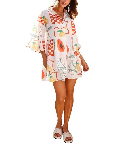 Camila Blanco Mini Dress In White