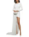 Camila Blanco Solid Mini Dress In White