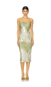 Camila Coelho Alandra Midi Dress In Green