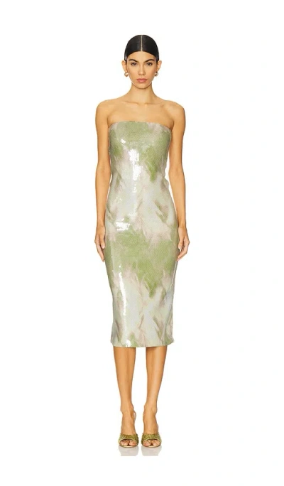 Camila Coelho Alandra Midi Dress In Green