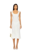 Camila Coelho Alda Midi Dress In White