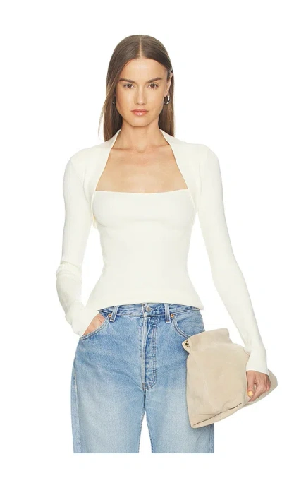 Camila Coelho Amita Sweater In White