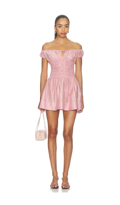 Camila Coelho Anastacia Mini Dress In Pink