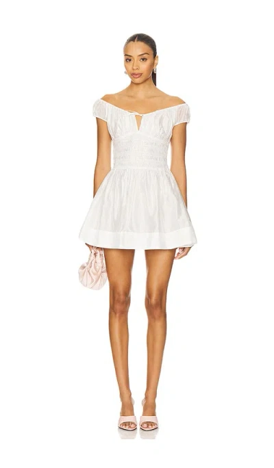 Camila Coelho Anastacia Mini Dress In White