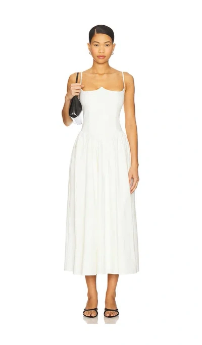 Camila Coelho Antonella Midi Dress In White