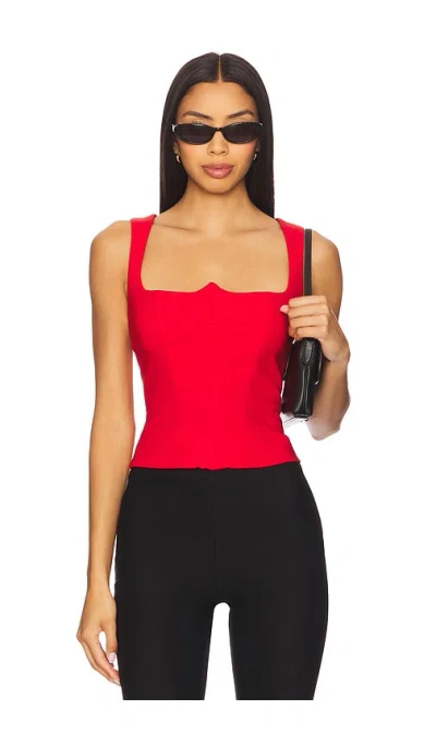 Camila Coelho Antonella Top In Red