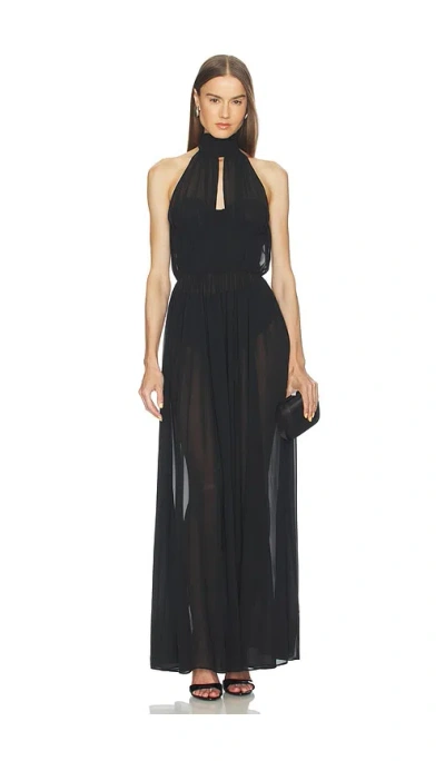 Camila Coelho Arlette Gown In Black
