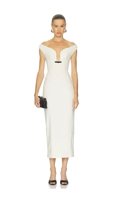Camila Coelho Aurora Midi Dress In White