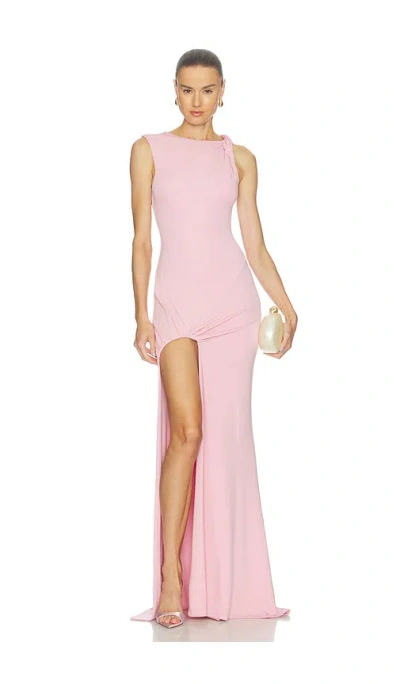 Camila Coelho Azores Gown In Animal Print