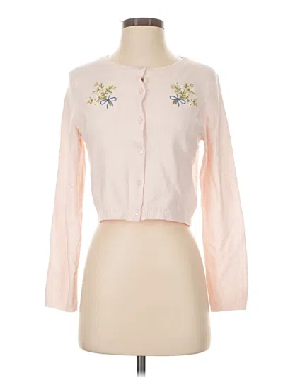 Pre-owned Camila Coelho Cardigan Sweater In Pink